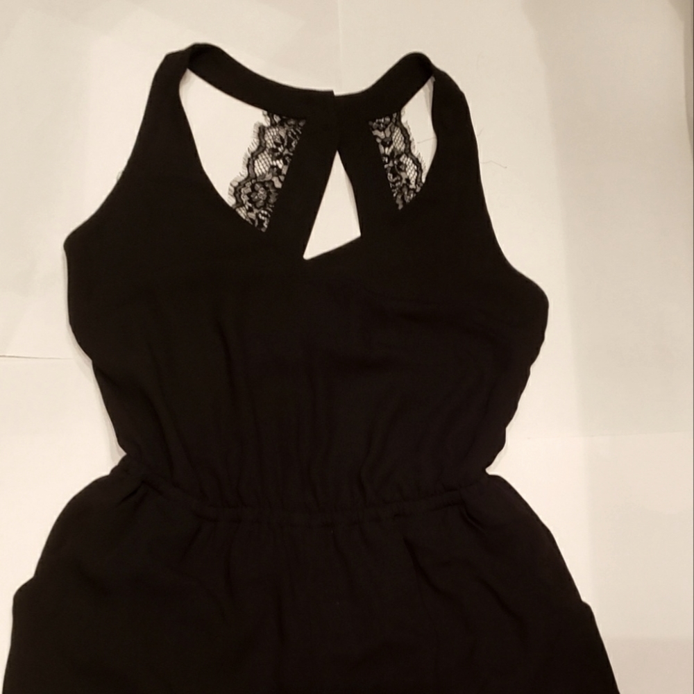 Forever 21 Black Lace Romper